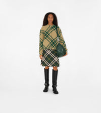 W KNIT CARDIGAN FLAX IP CHECK