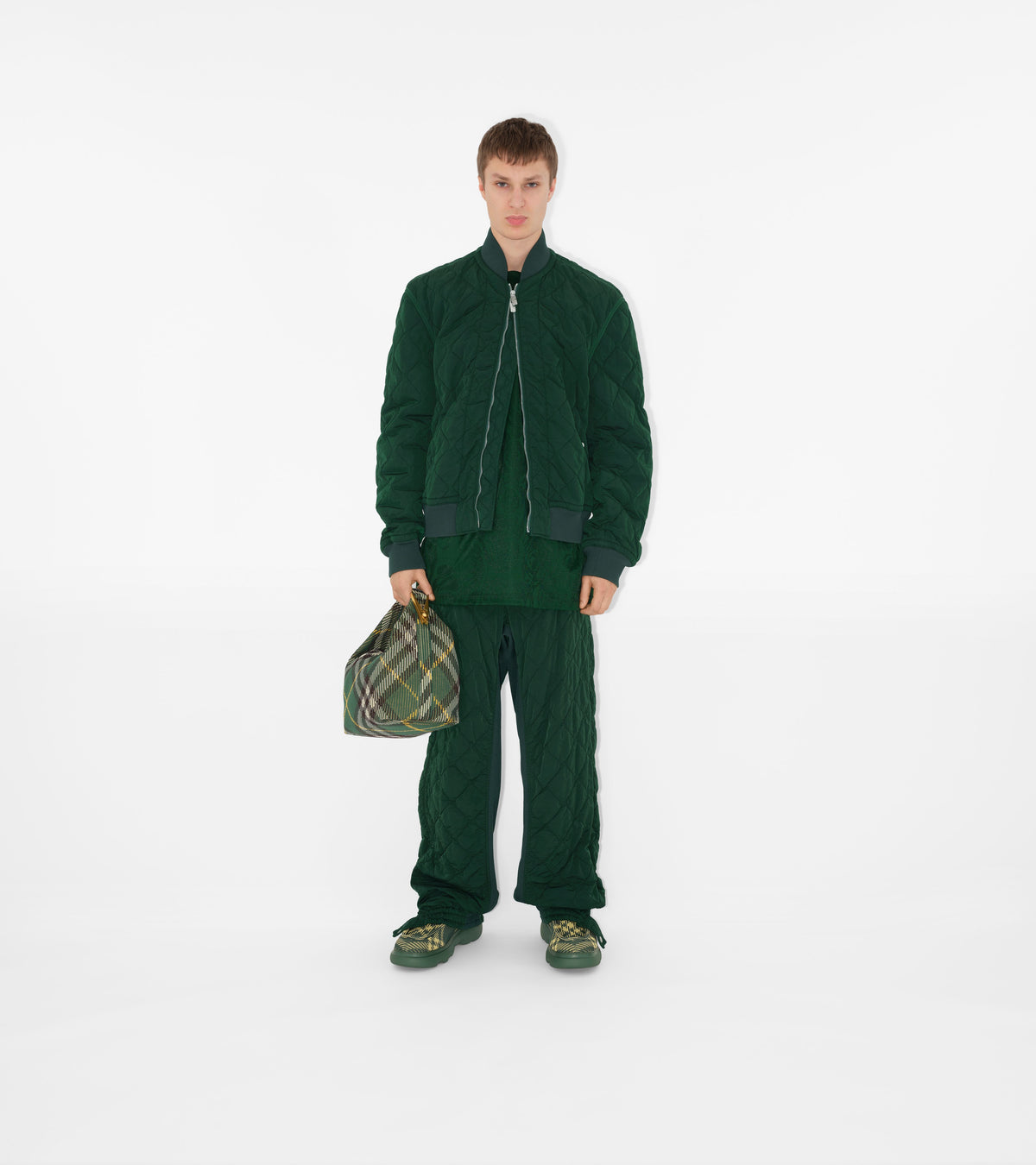 M JERSEY TROUSERS IVY