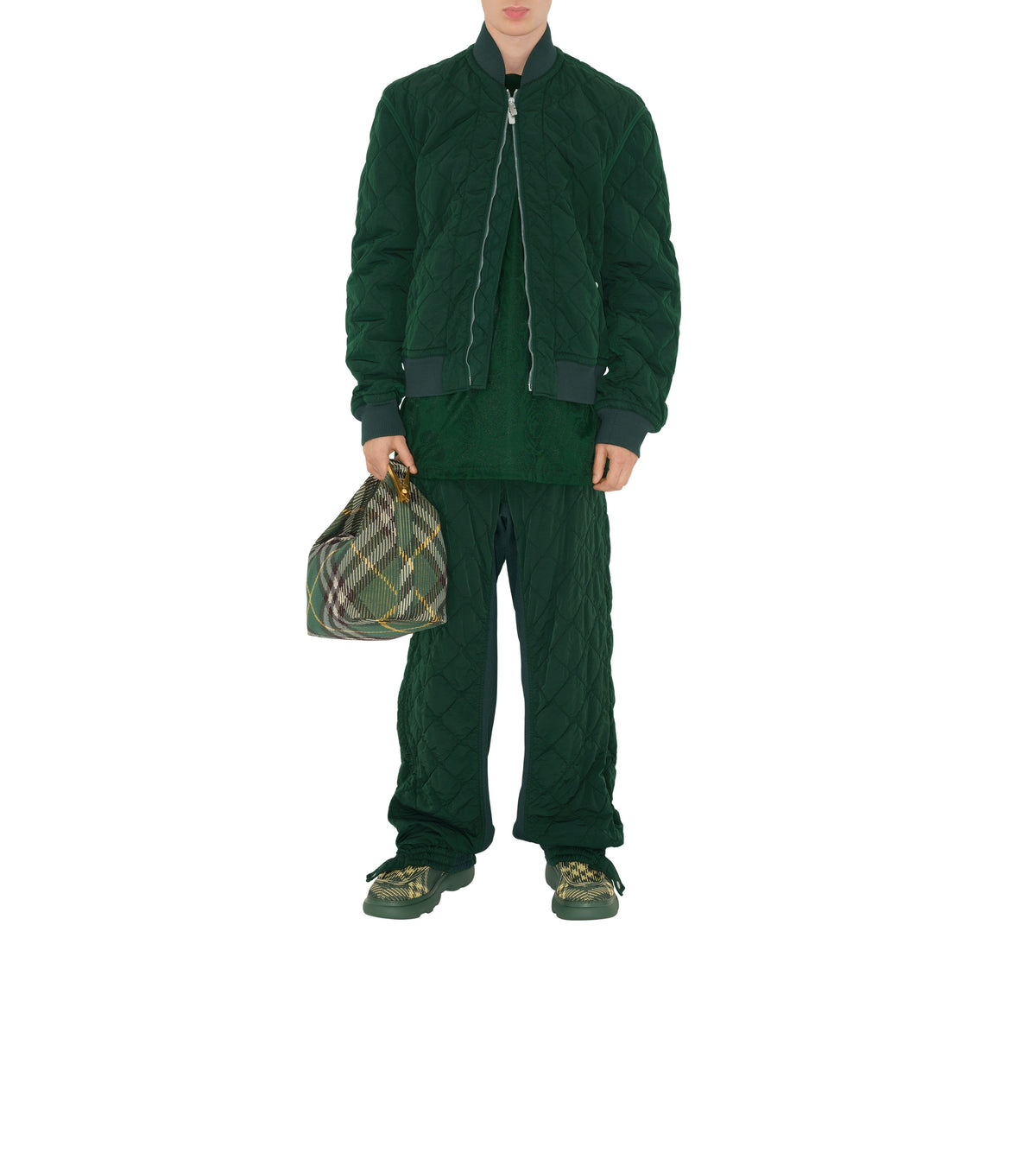 M JERSEY TROUSERS IVY