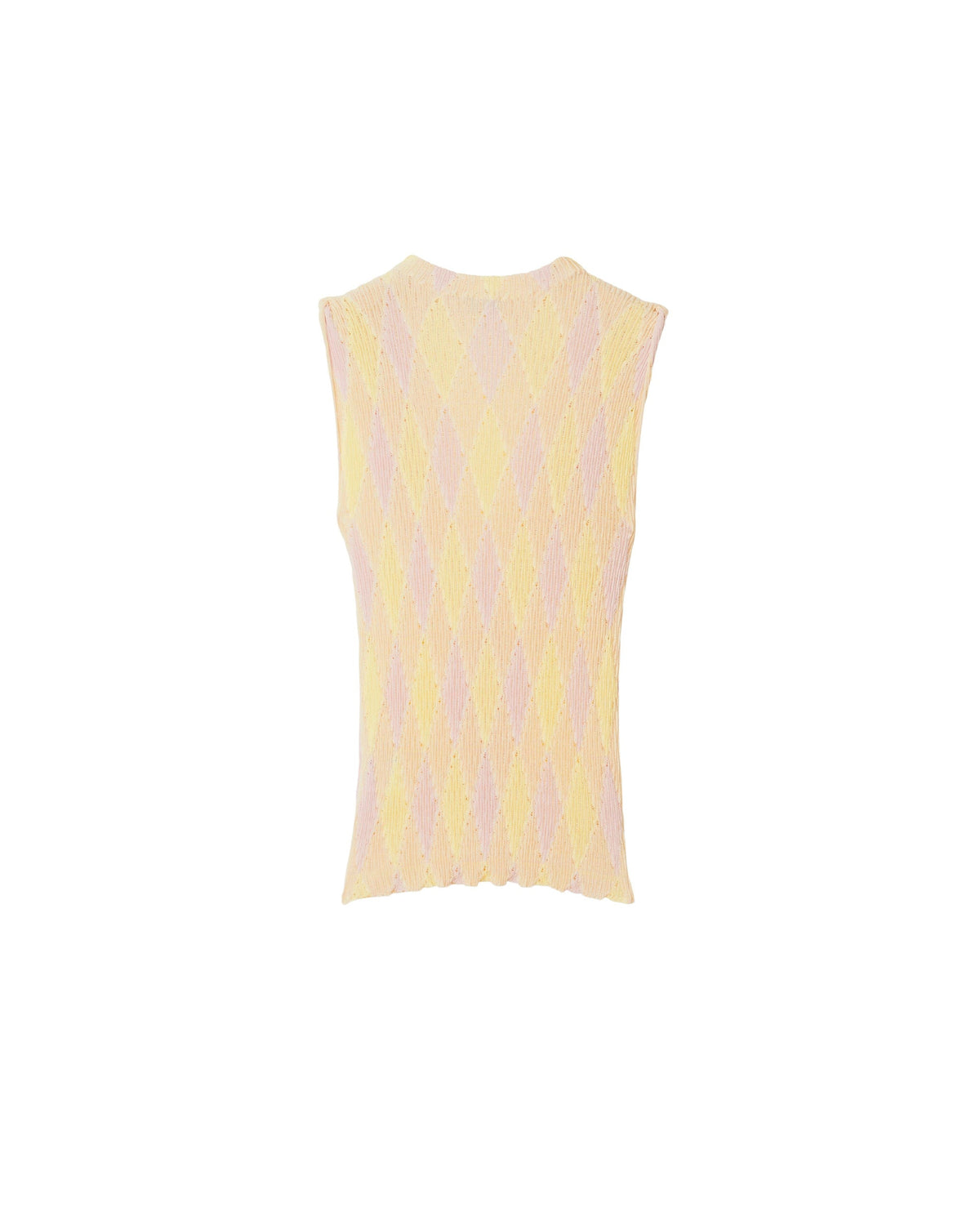 W KNIT TANK MOTIF IP CAMÉE
