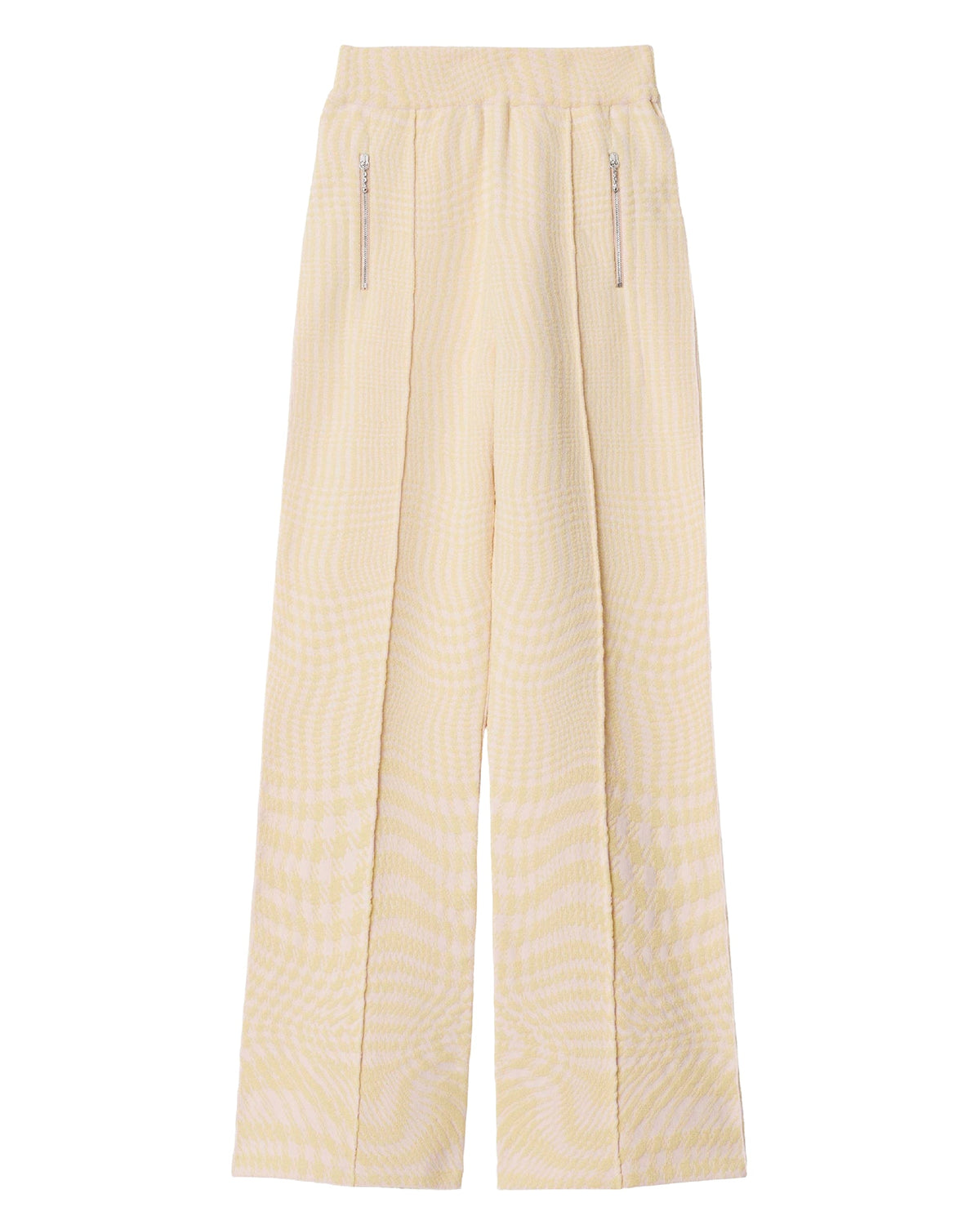 W KNIT TROUSERS MOTIF IP CAMÉE
