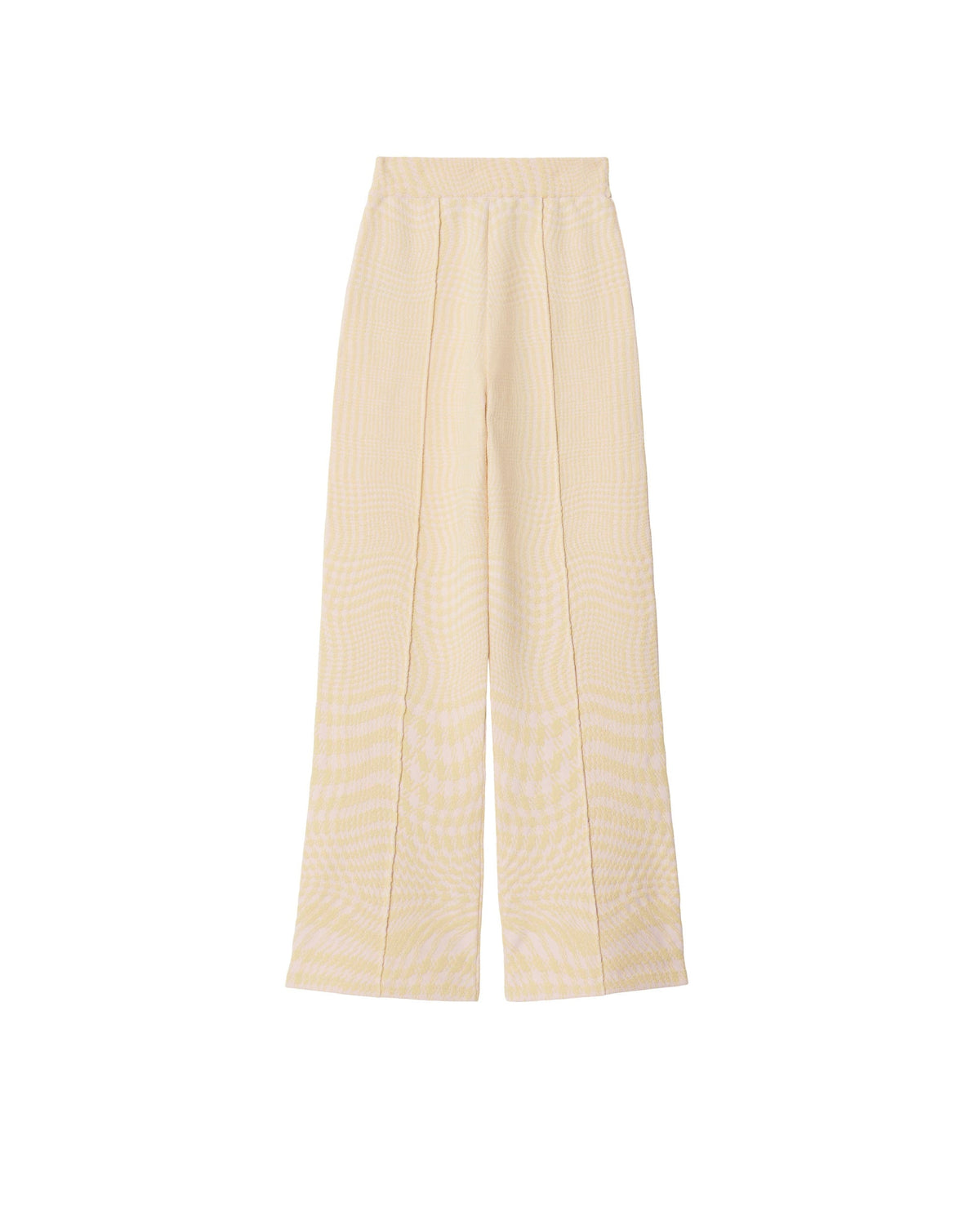 W KNIT TROUSERS MOTIF IP CAMÉE