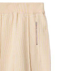 W KNIT TROUSERS MOTIF IP CAMÉE