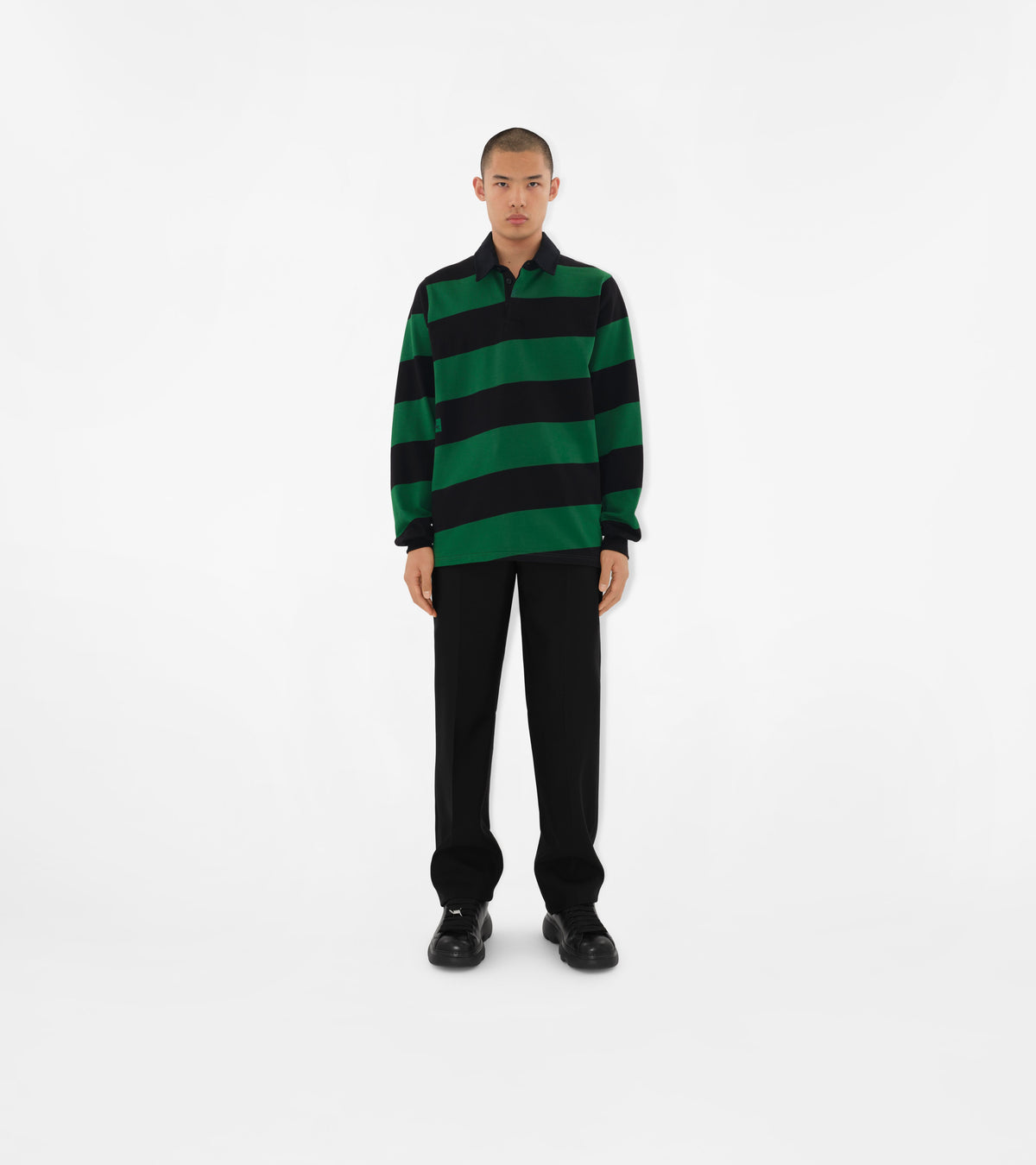 M JWEAR RUGBY TOP MOTIF IP NOIR