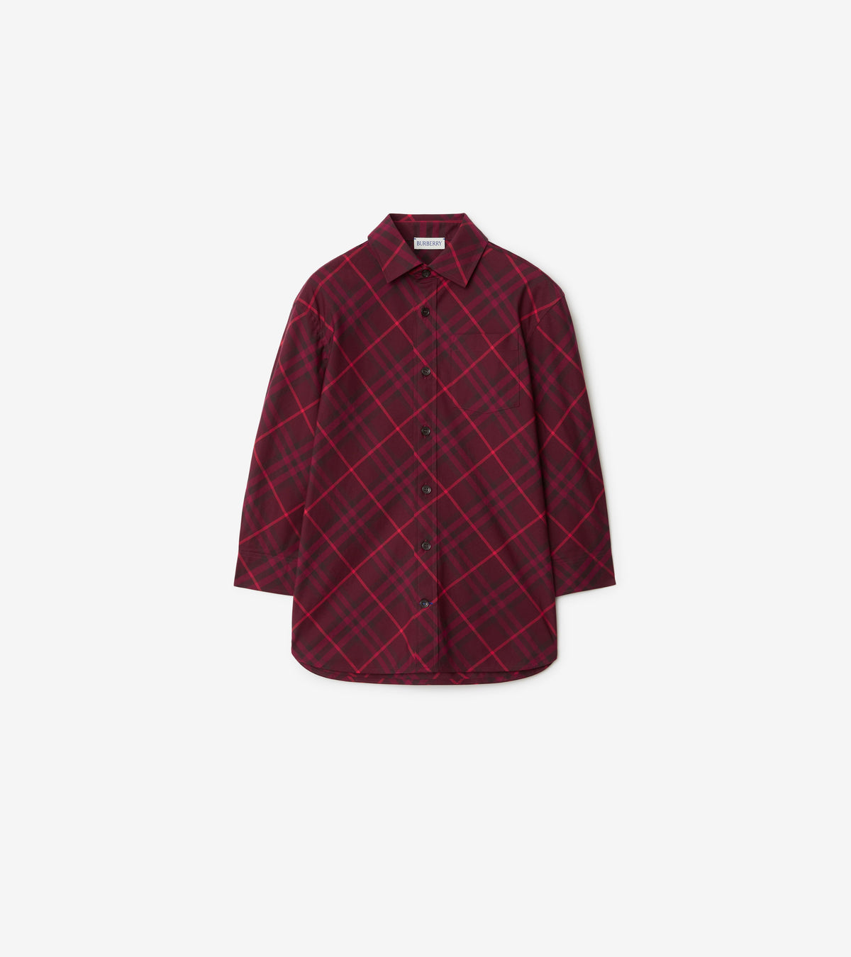 KID BOY SHIRTS BORDEAUX IP CHK