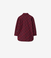 KID BOY SHIRTS BORDEAUX IP CHK