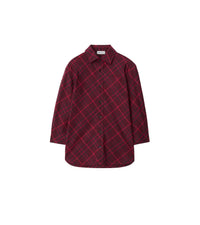 KID BOY SHIRTS BORDEAUX IP CHK