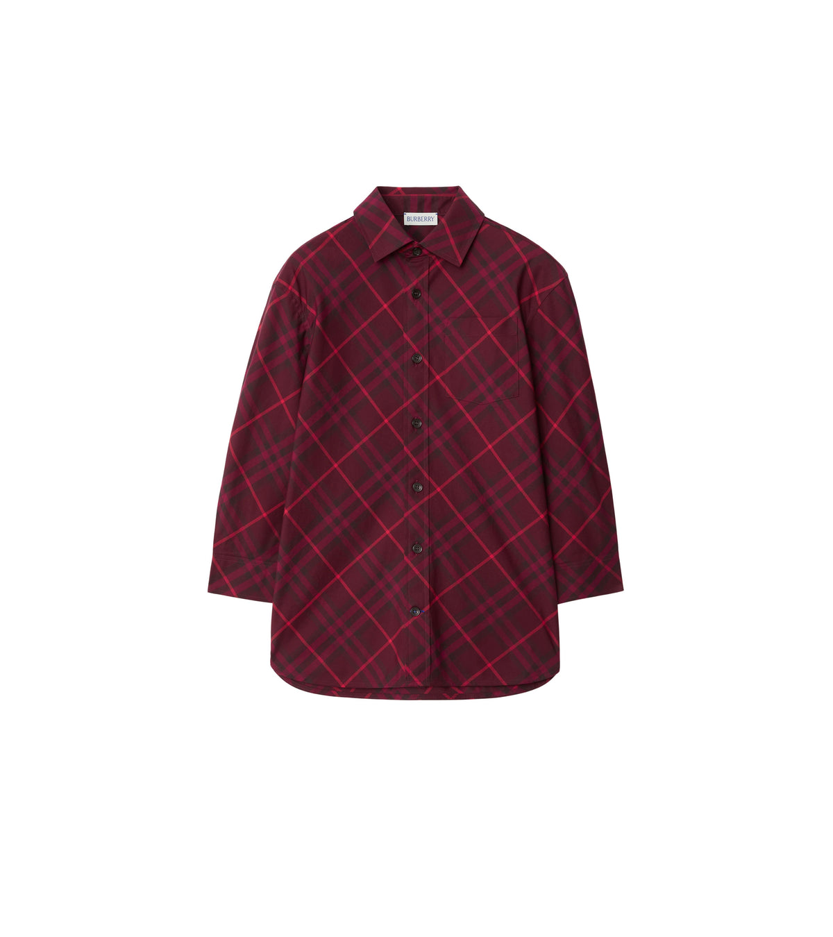 KID BOY SHIRTS BORDEAUX IP CHK