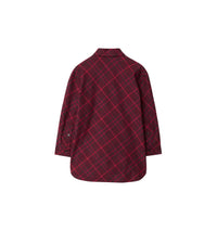 KID BOY SHIRTS BORDEAUX IP CHK