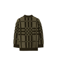 KID GIRL CARDIGANS DARK KAKI GREEN CK