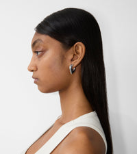 W EARRINGS ARGENT