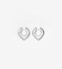 W EARRINGS ARGENT