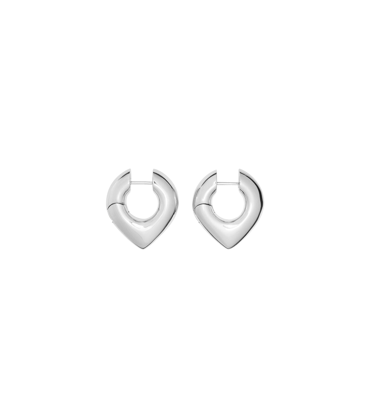 W EARRINGS ARGENT