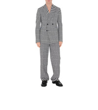 M TAILORED TROUSERS PTTN IP MONOCHROME