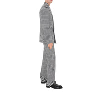 M TAILORED TROUSERS PTTN IP MONOCHROME