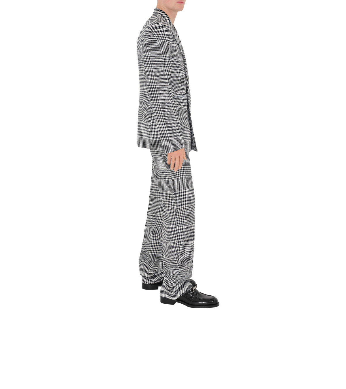 M TAILORED TROUSERS PTTN IP MONOCHROME