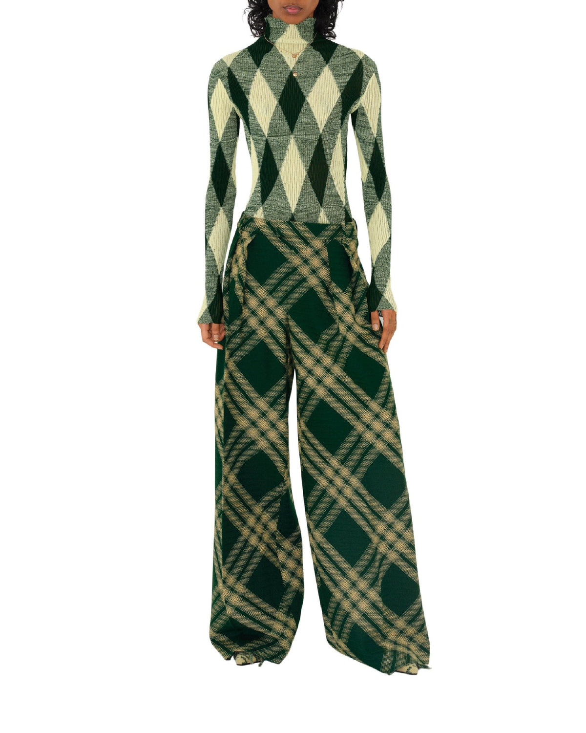 W BOYFRIEND TROUSERS PRIMROSE IP CHECK