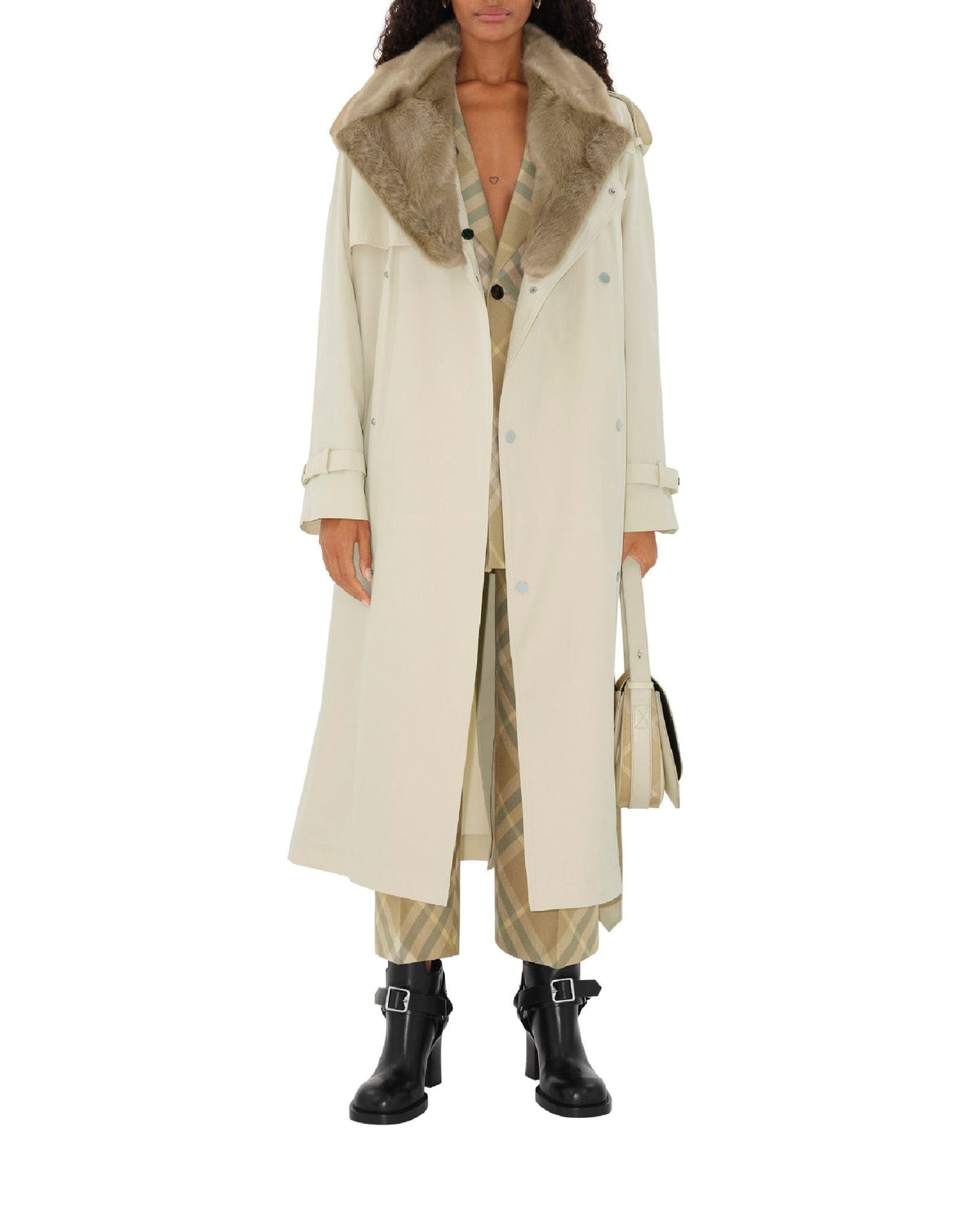 W JACKETS TAIL FLAX IP CHECK