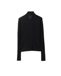 W KNIT POLO NOIR