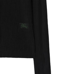 W KNIT POLO NOIR