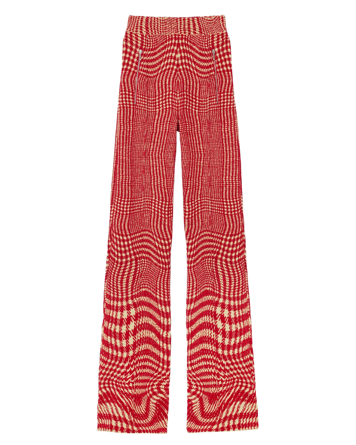 W KNIT TROUSERS MOTIFS PILLAR IP