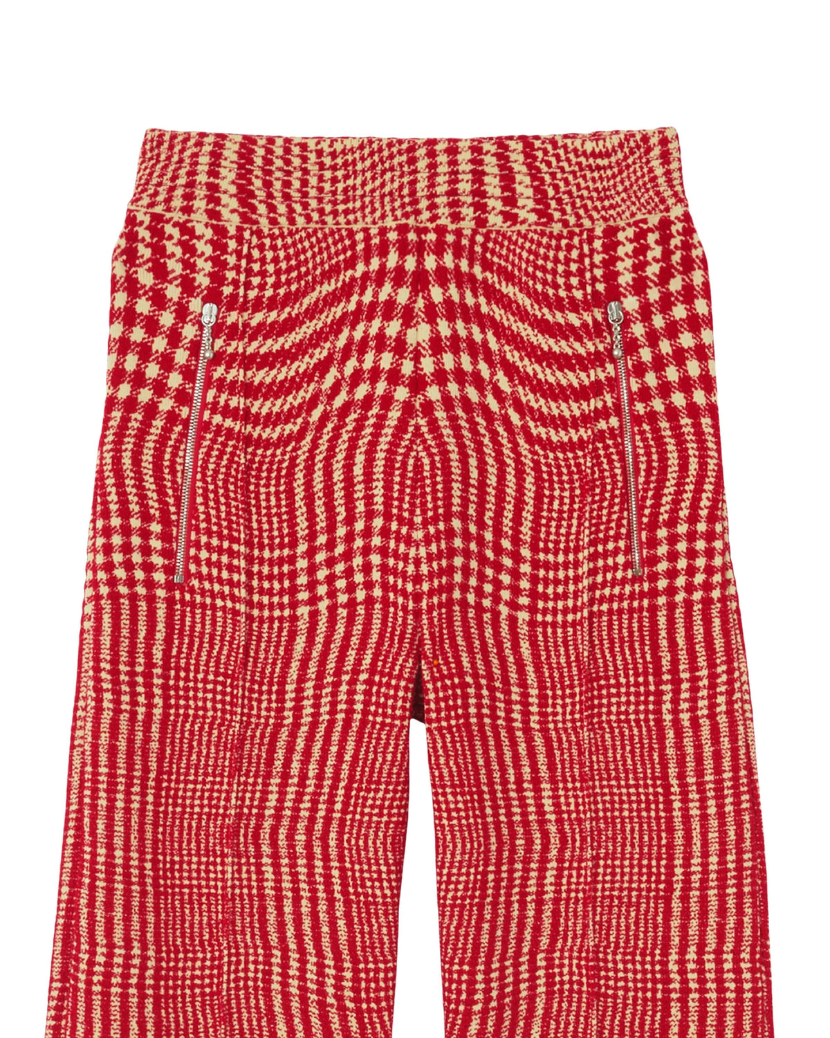 W KNIT TROUSERS MOTIFS PILLAR IP