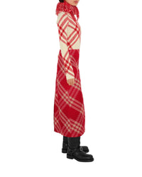 W KNIT T NECK PILLAR IP CHECK