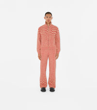 M KNIT JACKET MOTIFS PILLAR IP