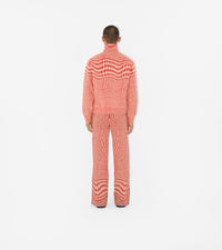 M KNIT JACKET MOTIFS PILLAR IP