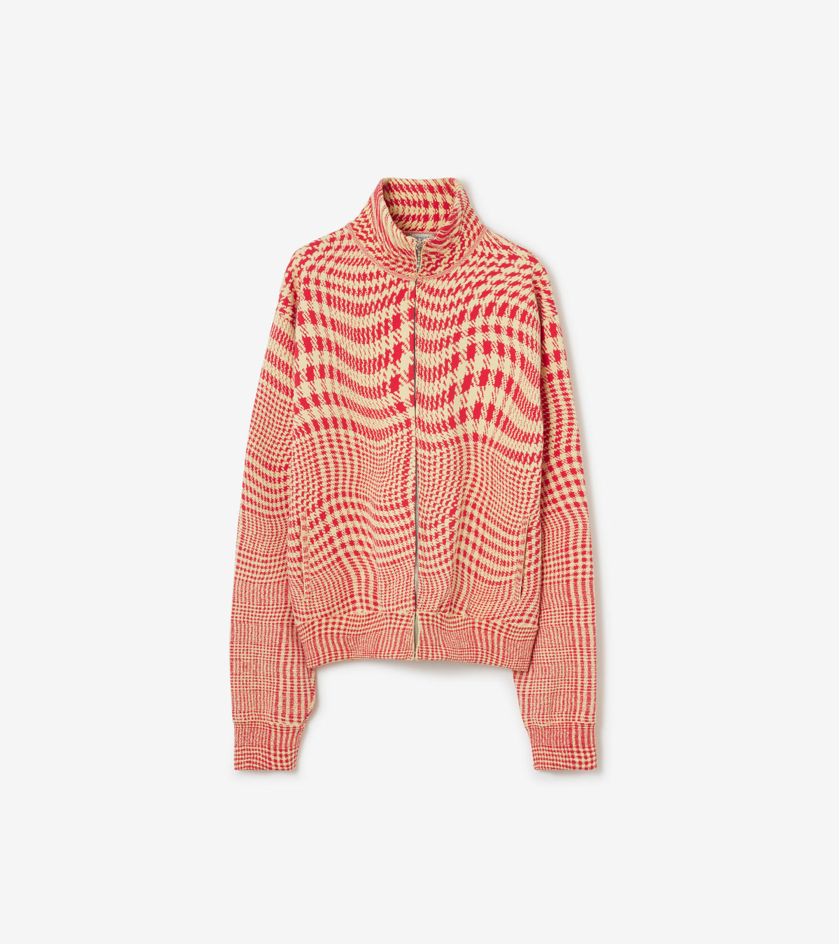 M KNIT JACKET MOTIFS PILLAR IP