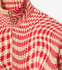 M KNIT JACKET MOTIFS PILLAR IP
