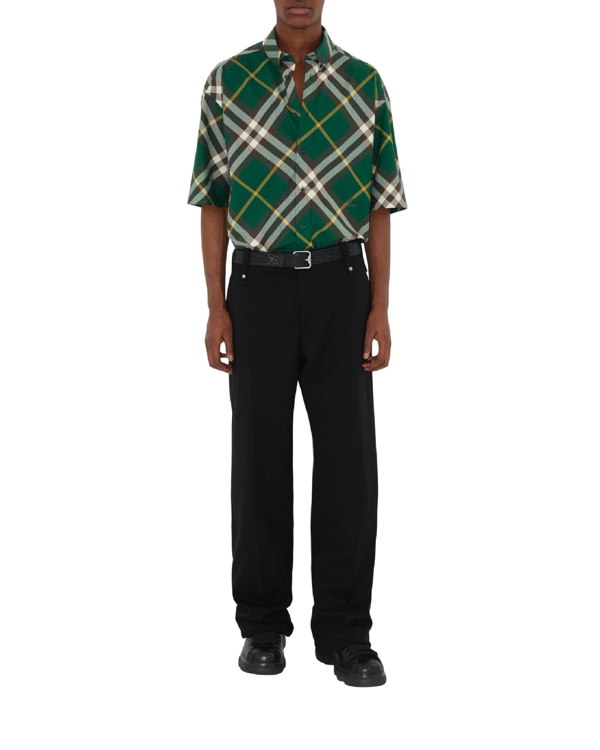 M CASUAL SHIRT SS CHK IP LIERRE