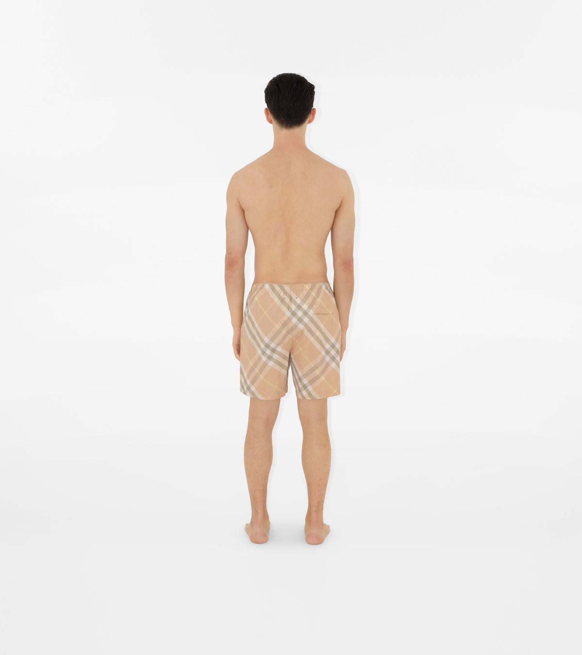 M SWIM SHORTS FLAX IP CHECK