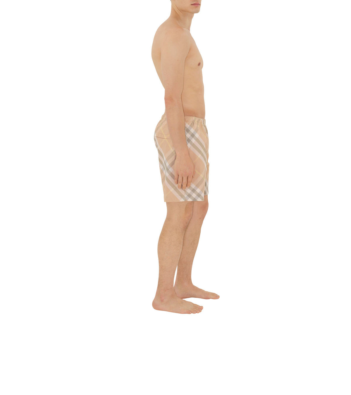 M SWIM SHORTS FLAX IP CHECK