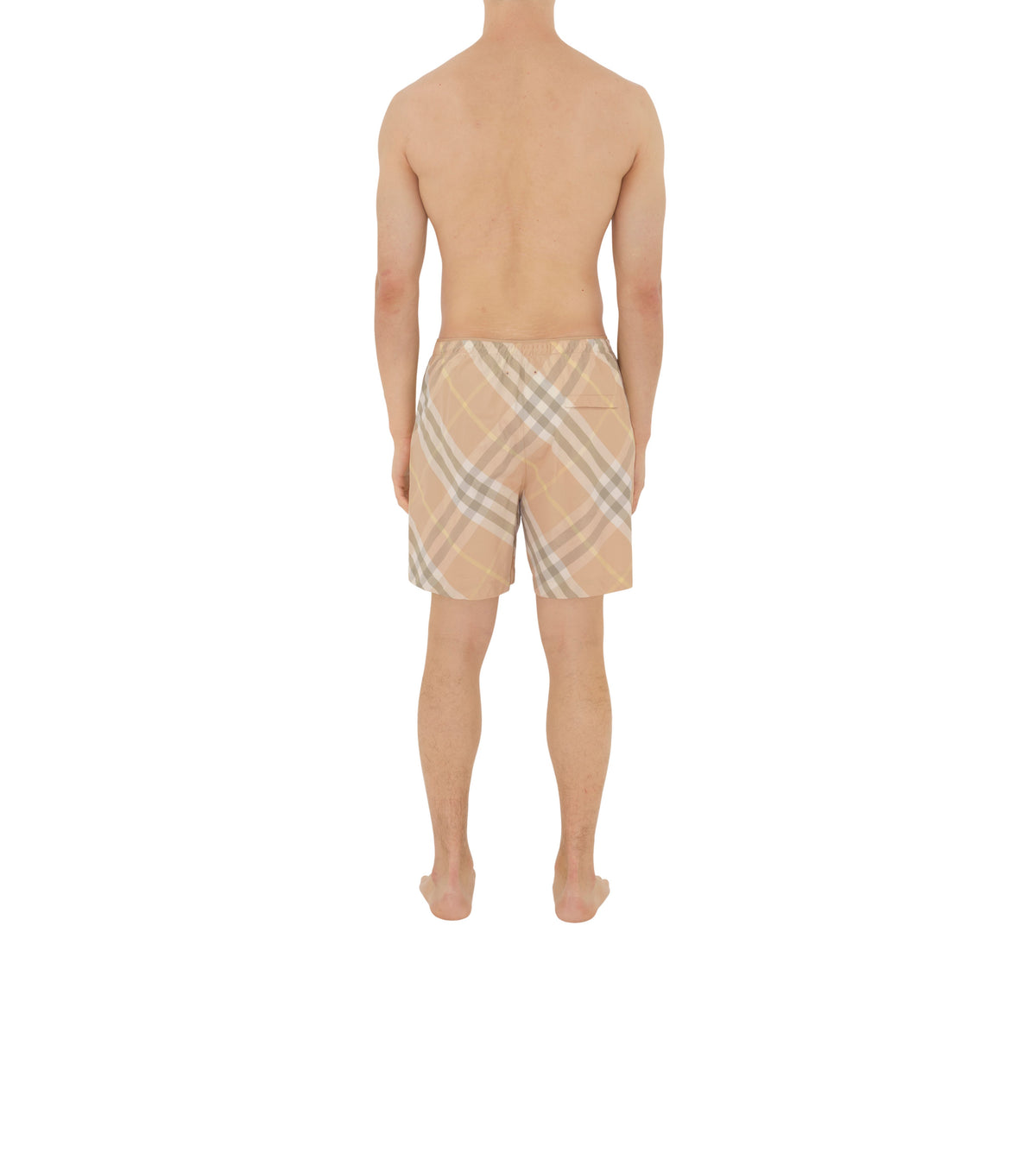 M SWIM SHORTS FLAX IP CHECK