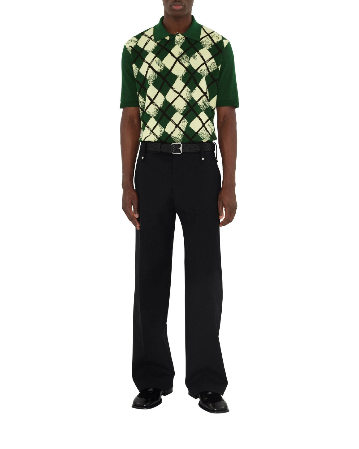 M KNIT POLO IVY