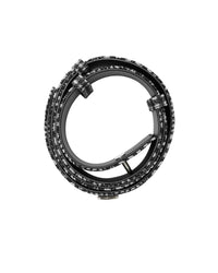 W BELT NOIR BLANC