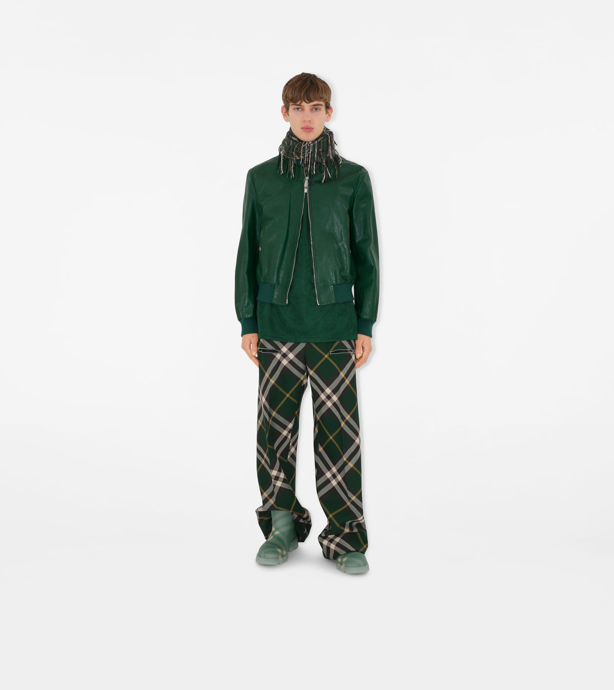 M TAILORED TROUSERS CHK IP LIERRE