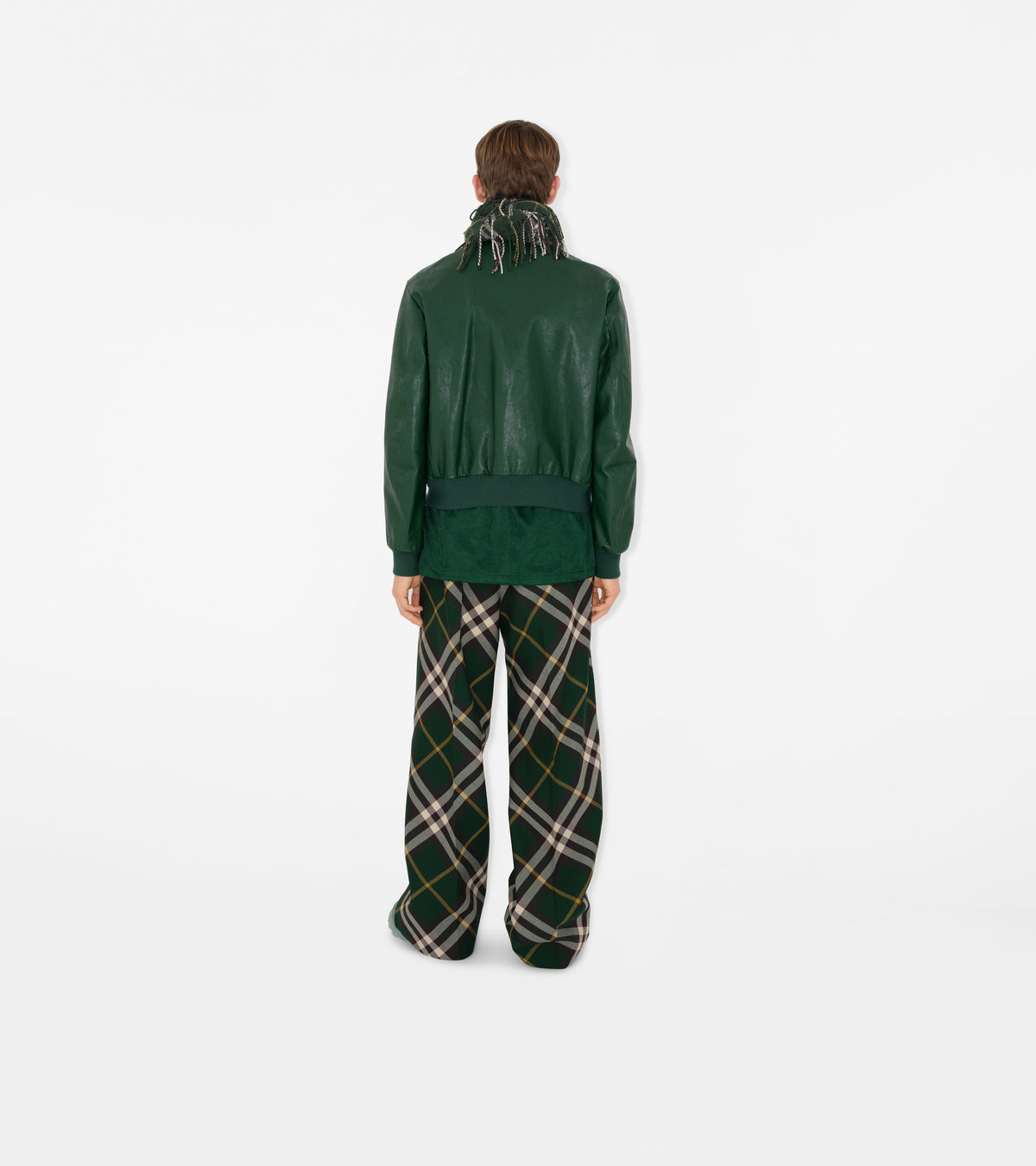 M TAILORED TROUSERS CHK IP LIERRE