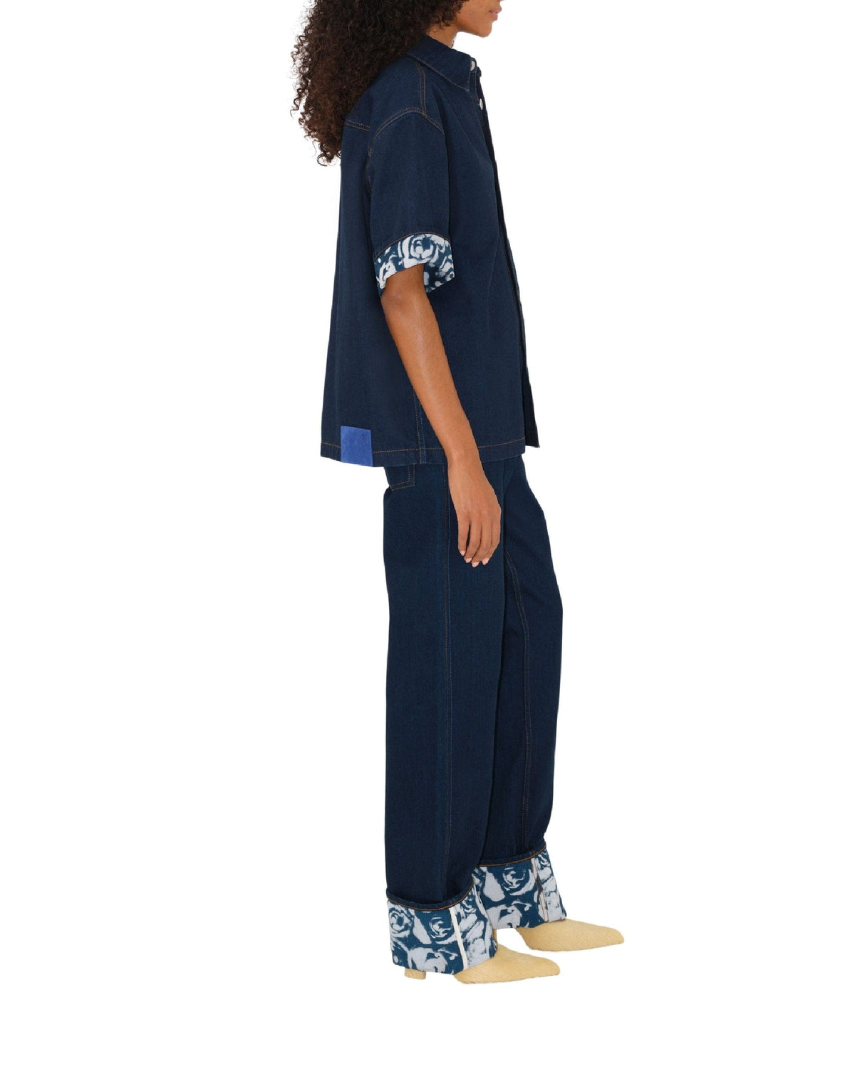 W DENIM BOYFRIEND BLEU INDIGO