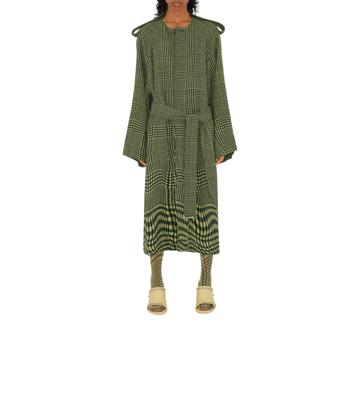 W D BREASTED COAT CHK IP LIERRE