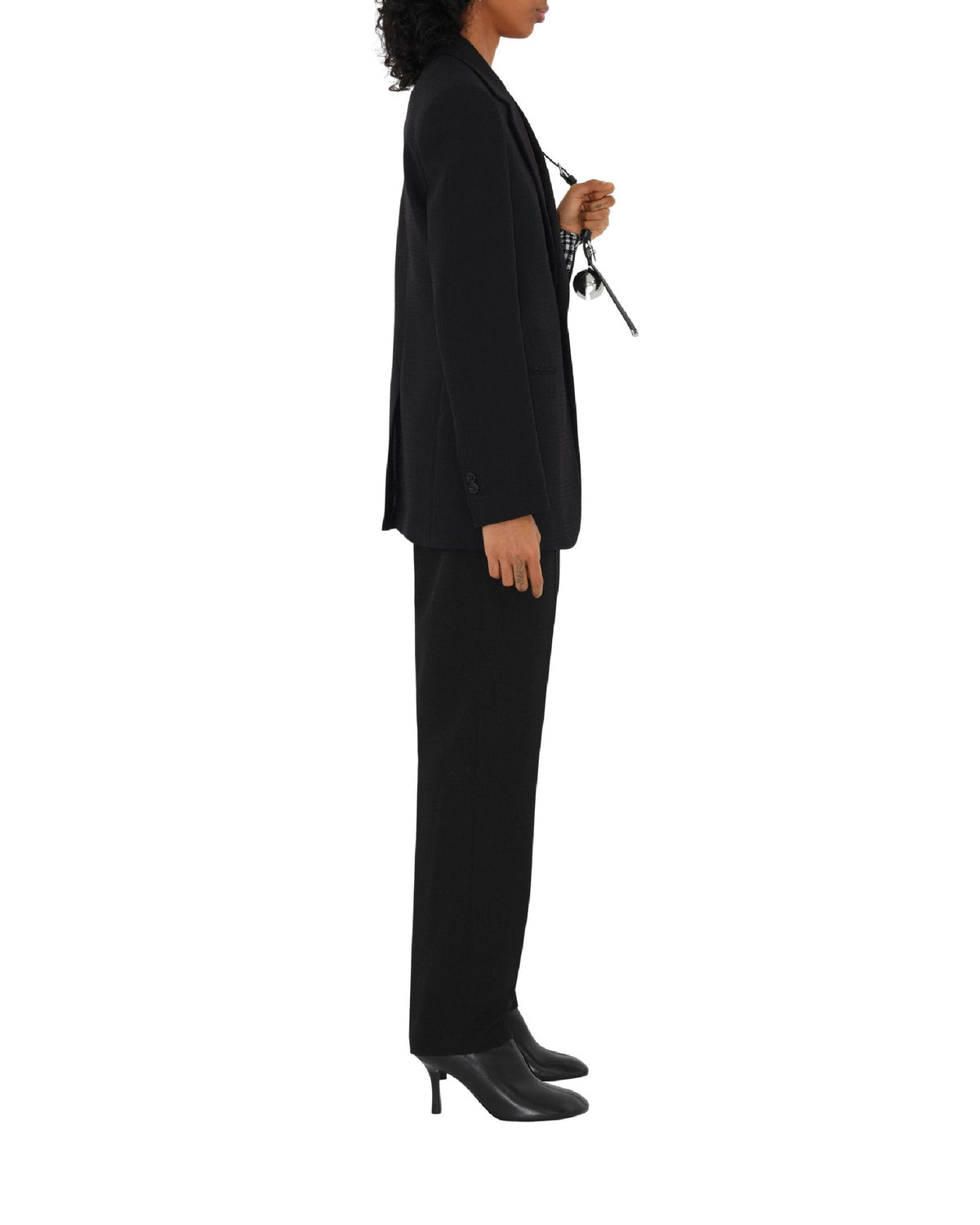 W SKINNY TROUSERS NOIR