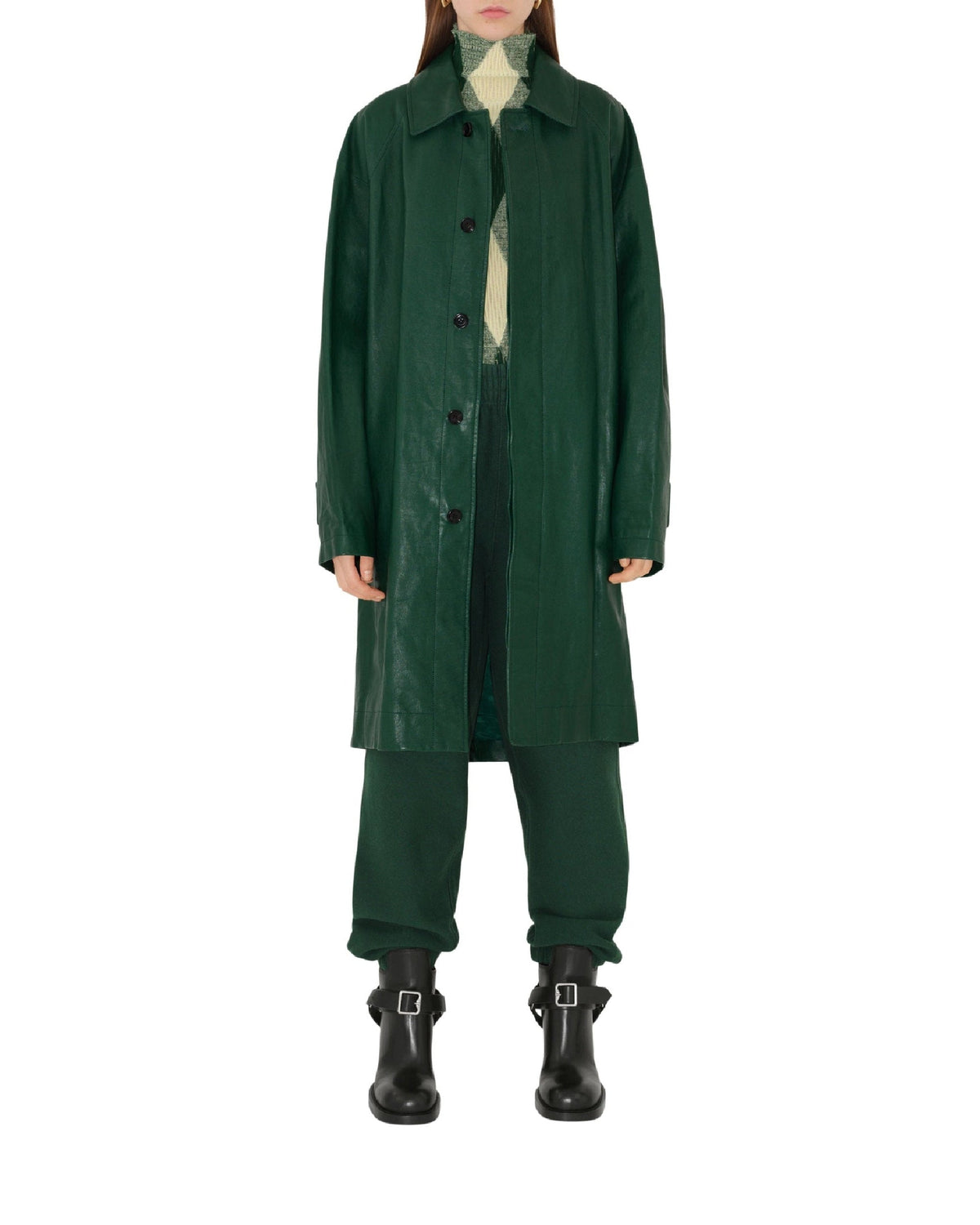 W JERSEY TROUSERS IVY