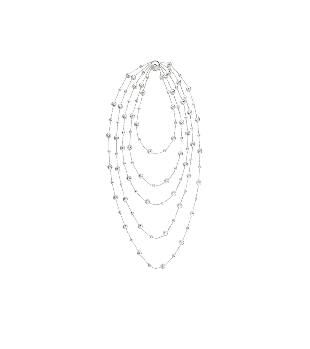 W NECKLACE ARGENT