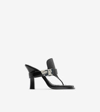 W HEELED SANDAL NOIR