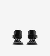 W HEELED SANDAL NOIR