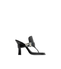 W HEELED SANDAL NOIR
