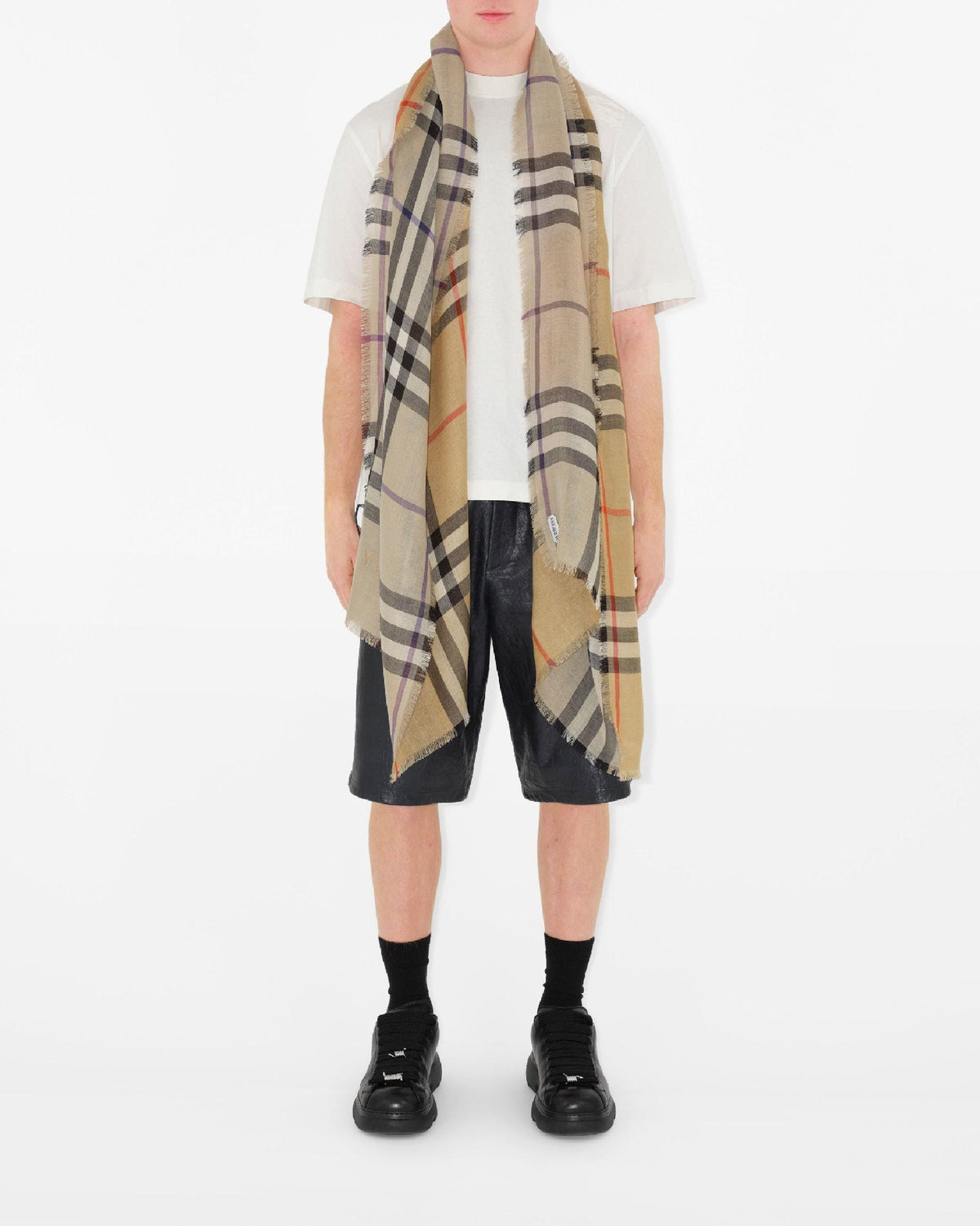 OTHER SCARVES Beige sable/beige lichen