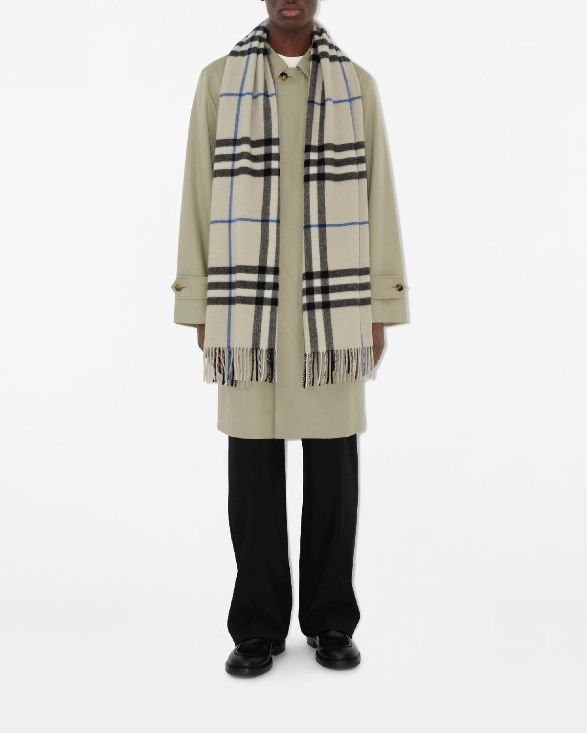 CASHMERE SCARVES Lichen