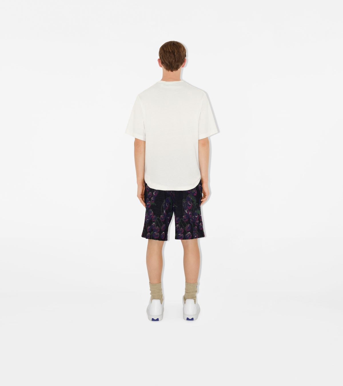 M KNIT SHORTS CHERRY